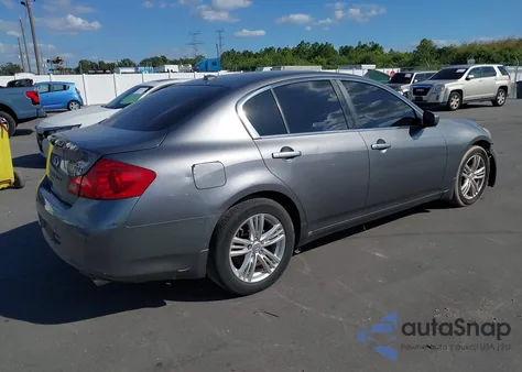 2011 Infiniti G37X from USA, damaged, VIN JN1CV6ARXBM409698